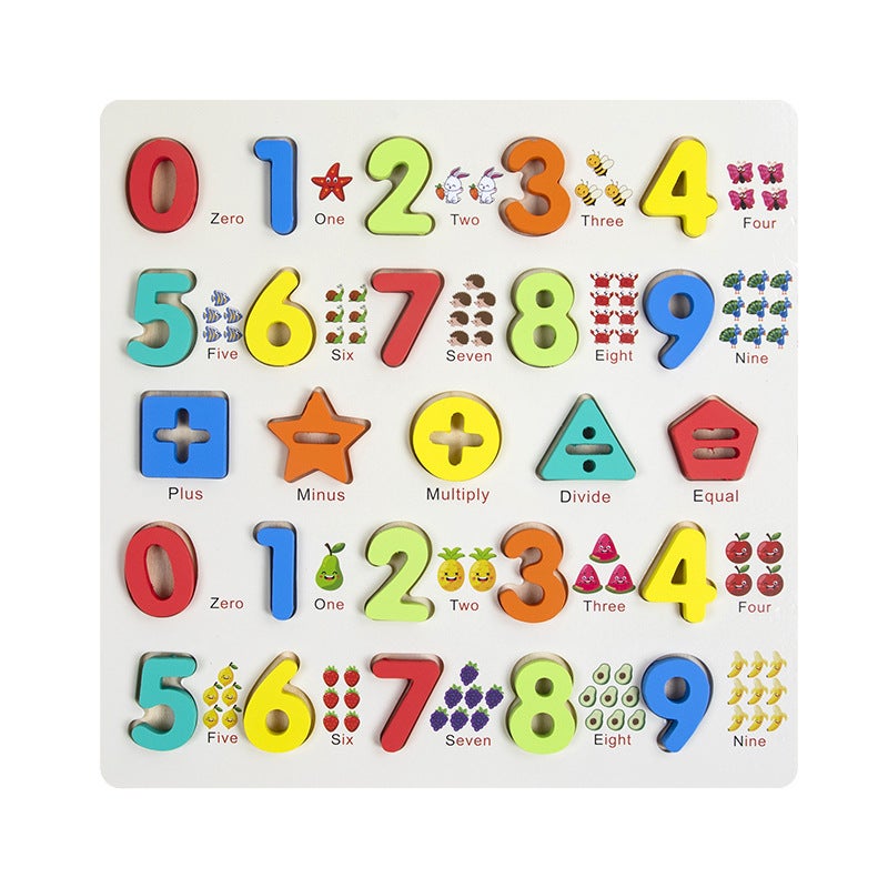 Children'S Early Education Educational English Uppercase And Lowercase Alphanumeric Shape Matching Puzzle Puzzle Wooden Toy - Image 1